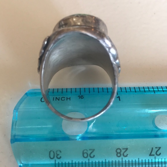 Vintage Green Turquoise Ring - Picture 7 of 8